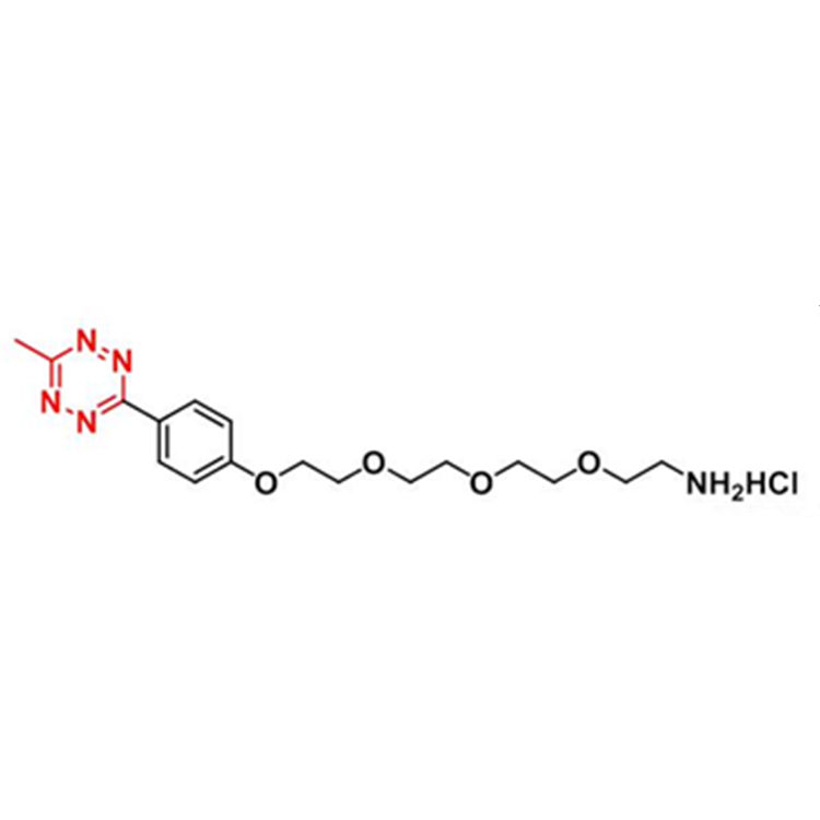 Methyltetrazine-PEG4-amine HCl salt